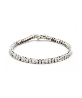 14K White  Gold Diamond Tennis Bracelet 2.05cttw