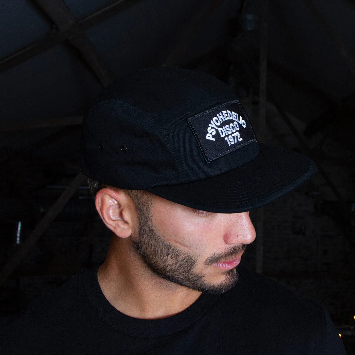 1972 Psychedelic Disco - 5 Panel Cap - Black