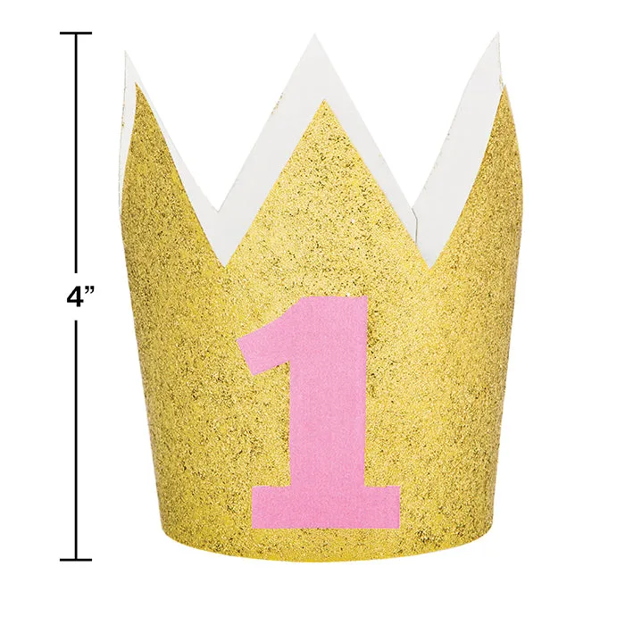 1st Birthday Girl Crown