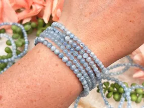 4mm Aquamarine Bracelet