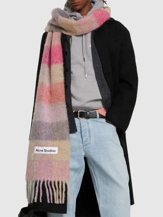 Acne Studios   Wool alpaca &amp; mohair scarf 