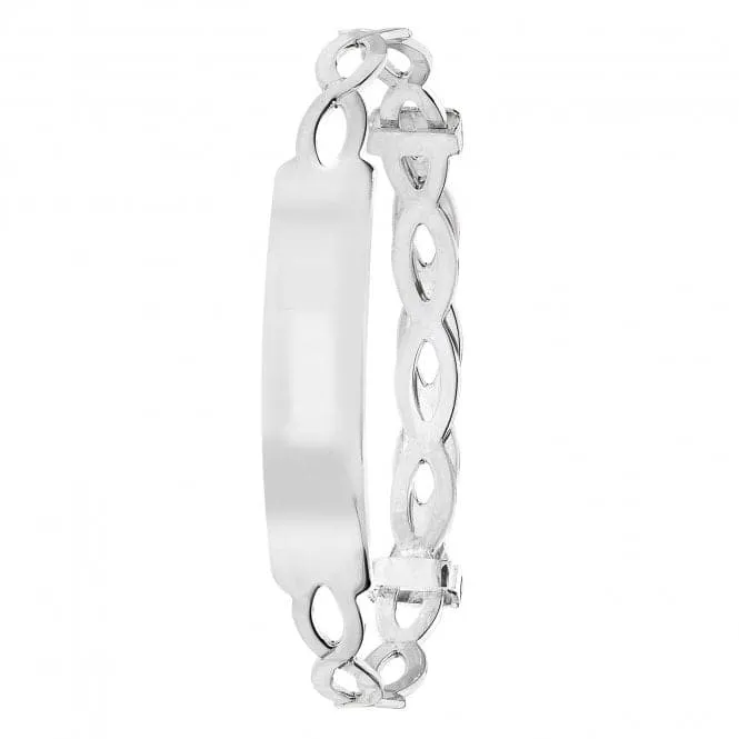 Acotis Silver Bangle Round Id Expandable G4409