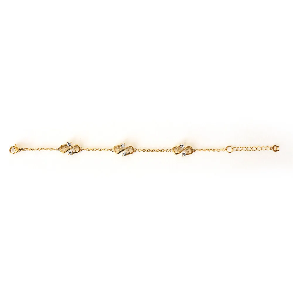 Aigner Bracelet Gold Plated