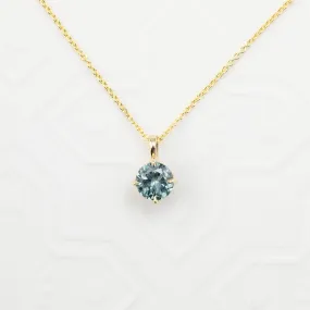 Alice Necklace 5.5mm 0.80ct Montana Sapphire (One of a kind)