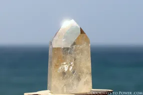 Amazing Citrine John of God Devic Temple Master Dow Crystal Point