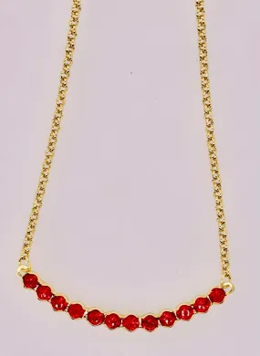 Amber Tennis Necklace