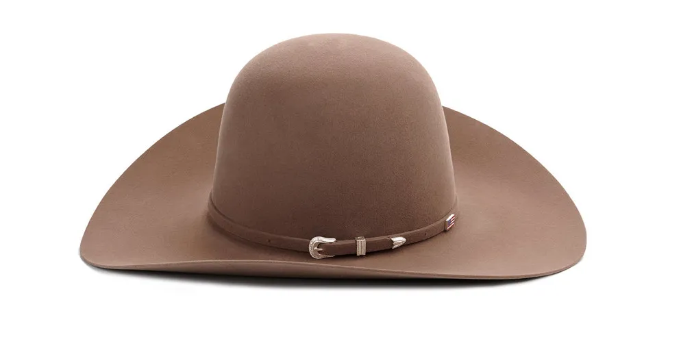 American Hat Company -  Open Crown - 7X Pecan