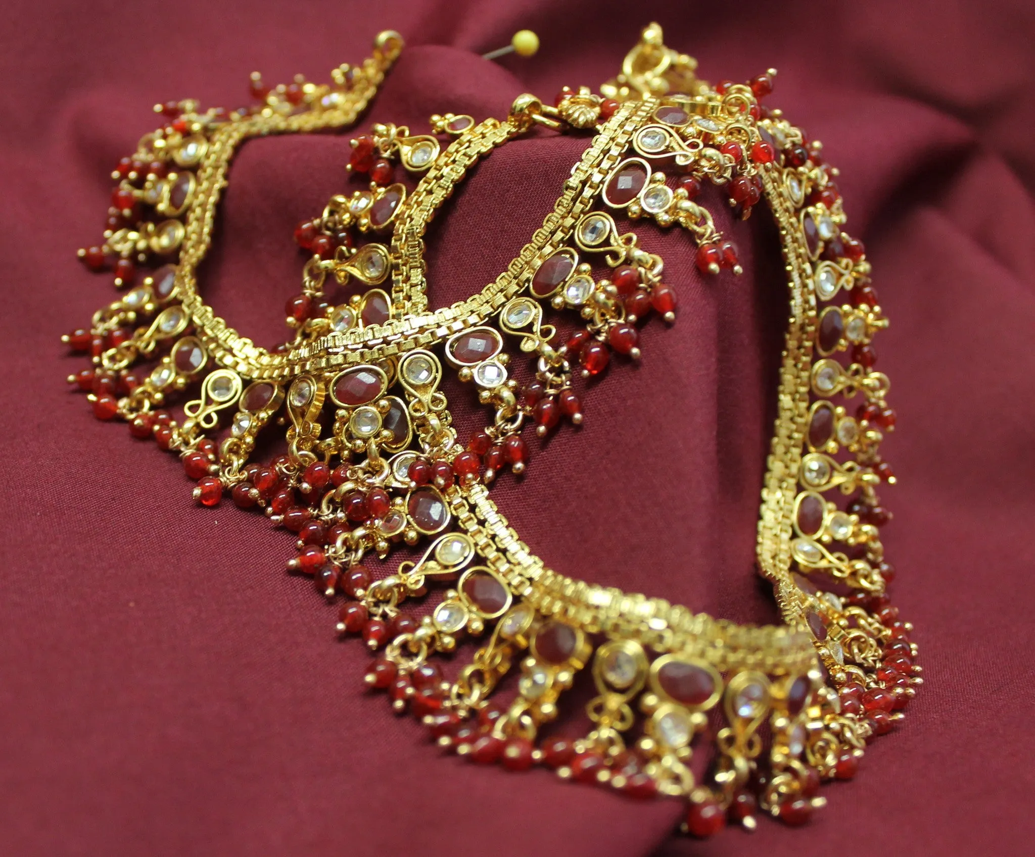 Anklet Payal 3104 Indian Payals Shieno Sarees Pleasanton