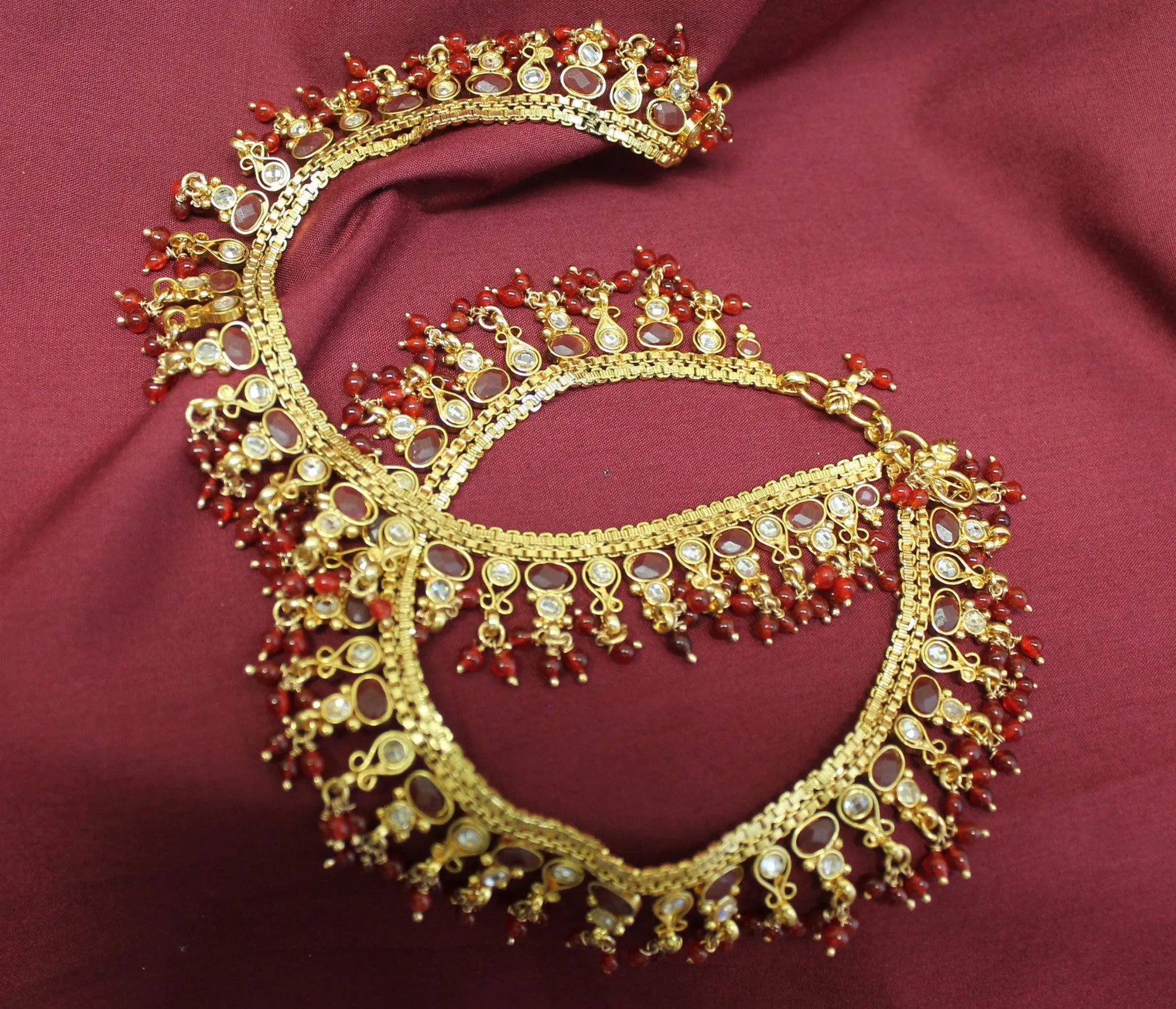 Anklet Payal 3104 Indian Payals Shieno Sarees Pleasanton