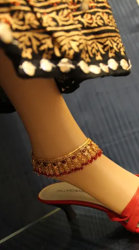 Anklet Payal 3104 Indian Payals Shieno Sarees Pleasanton