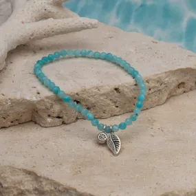 Aquamarine Beaded Bracelet