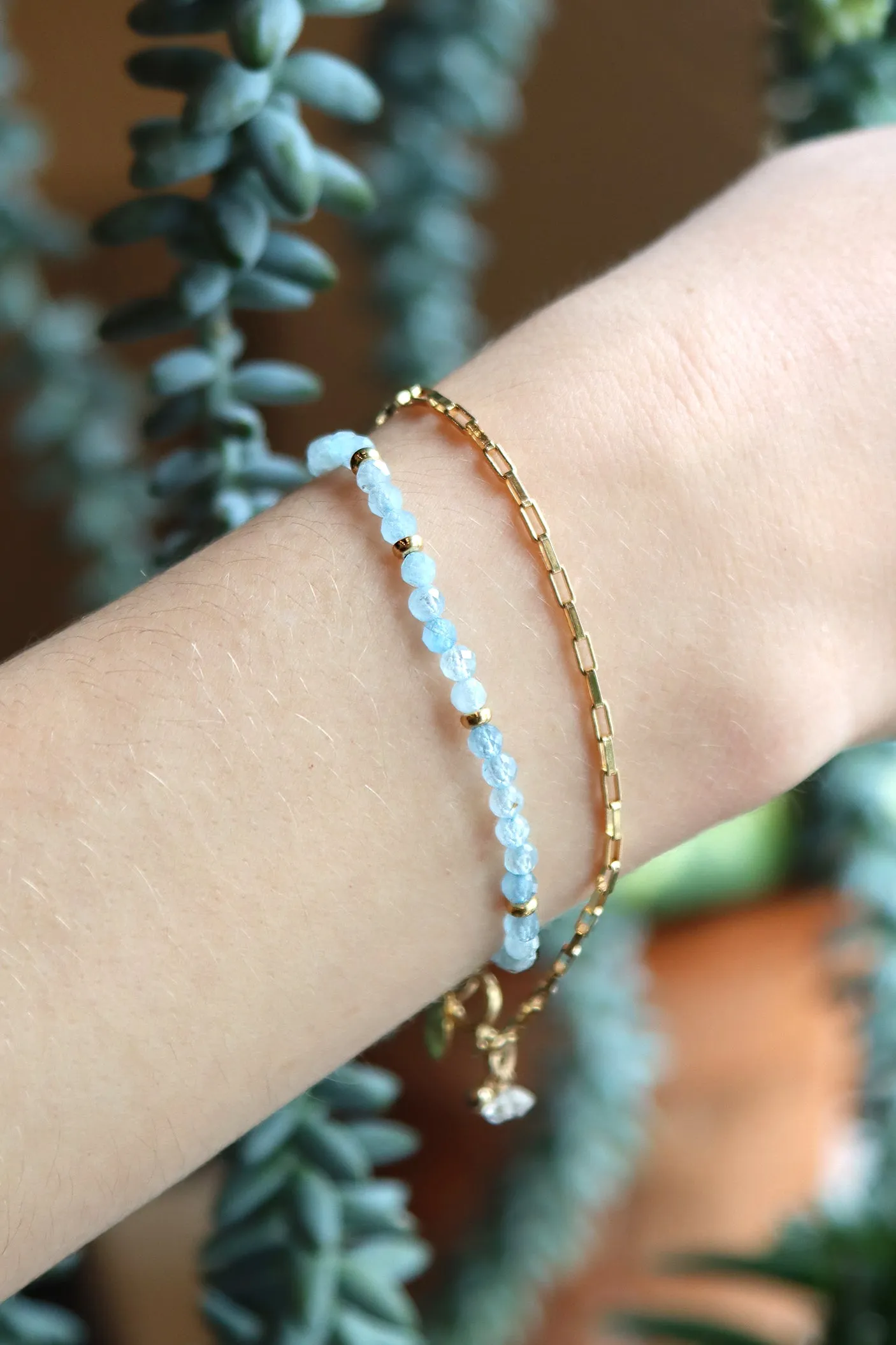 Aquamarine Enchanté Bracelet