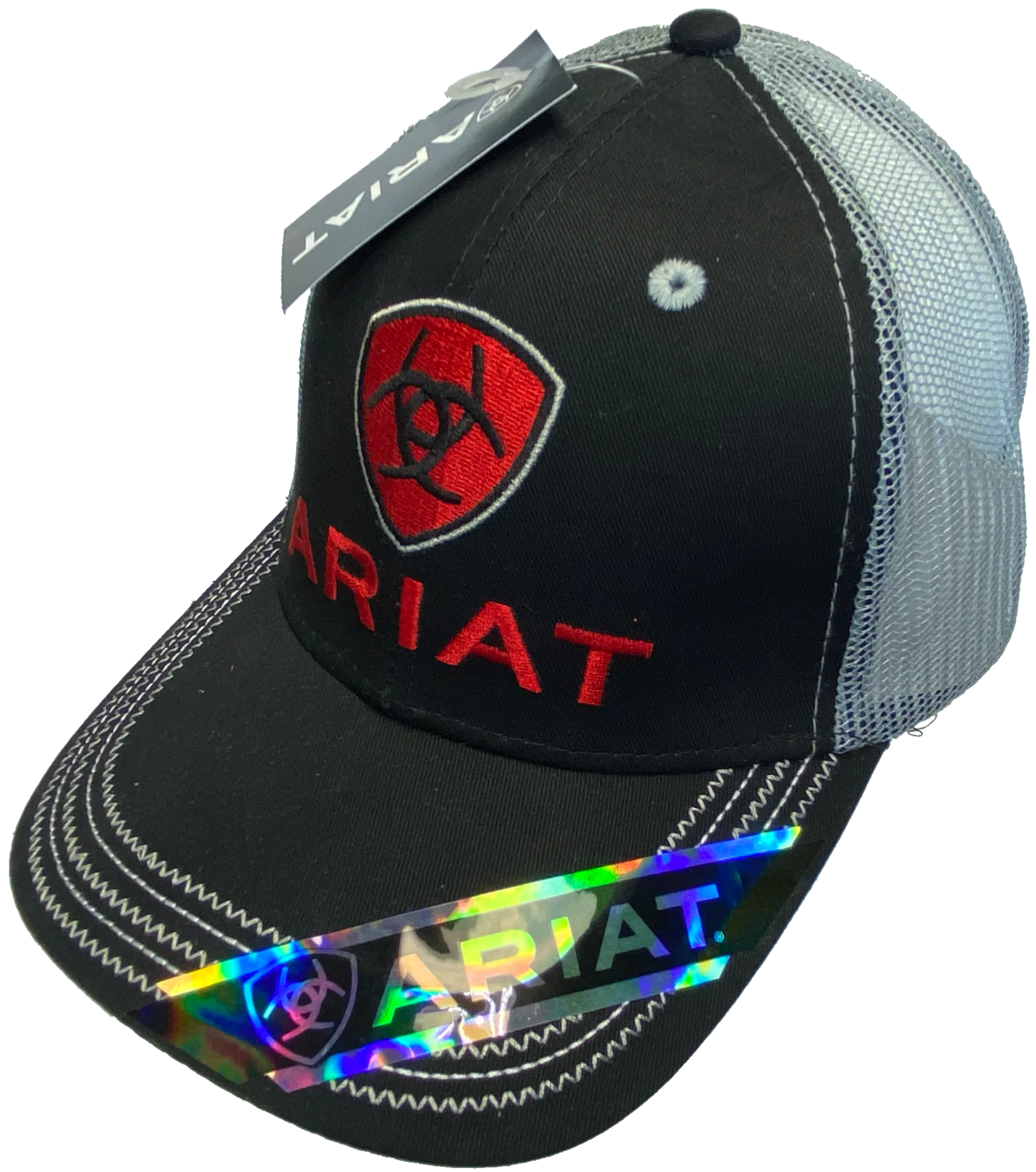 Ariat Red Logo Trucker Cap