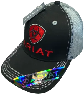 Ariat Red Logo Trucker Cap