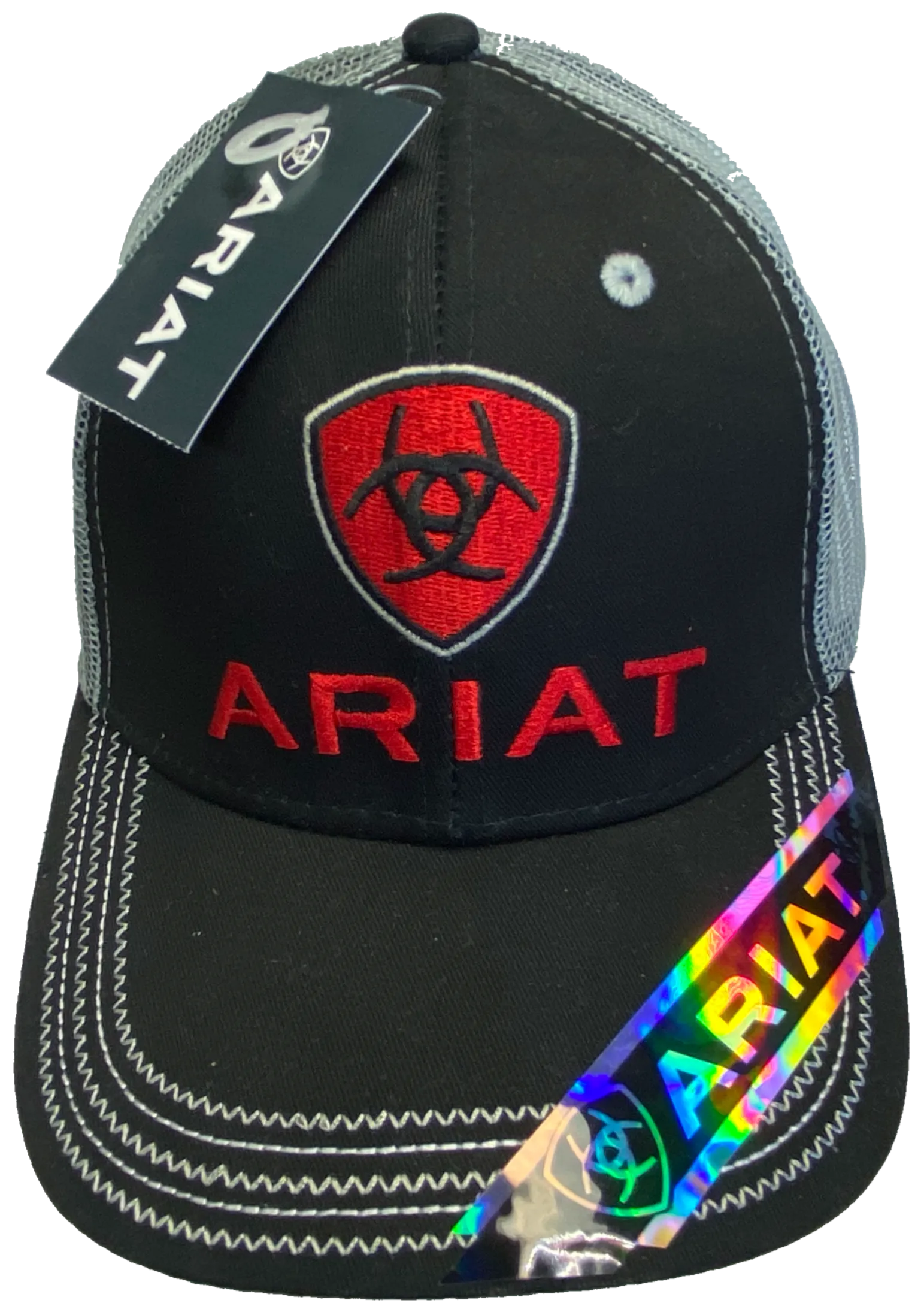 Ariat Red Logo Trucker Cap