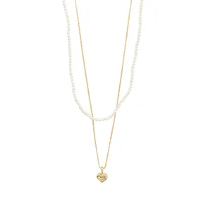 ARLET necklace 2-in-1 set, gold-plated