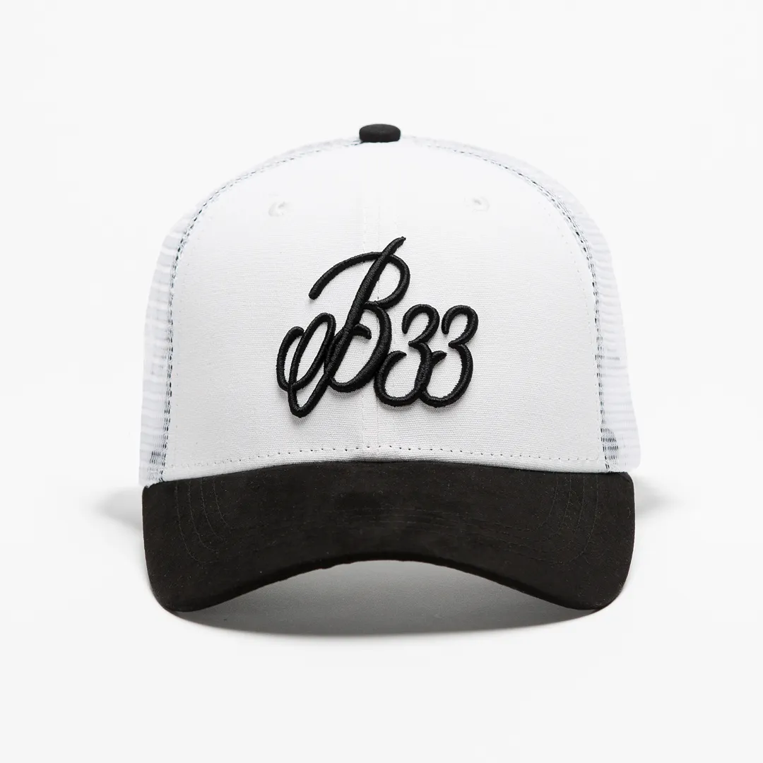 B33 Cap - White/Black