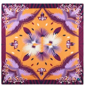 Bali Palms Oversized Silk Scarf