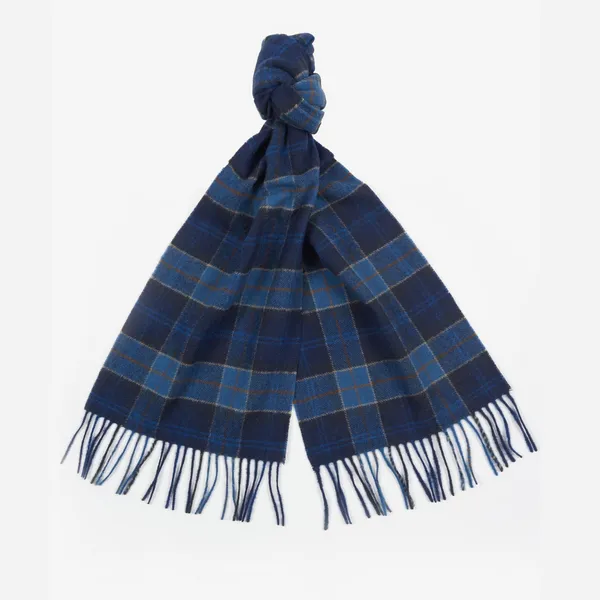 Barbour Lambswool Scarf - Midnight Tartan