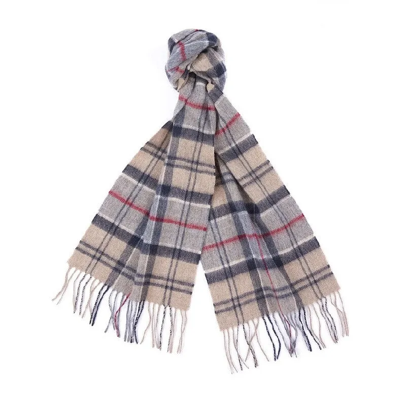 Barbour Tartan Cashmere Scarf in Dress Tartan