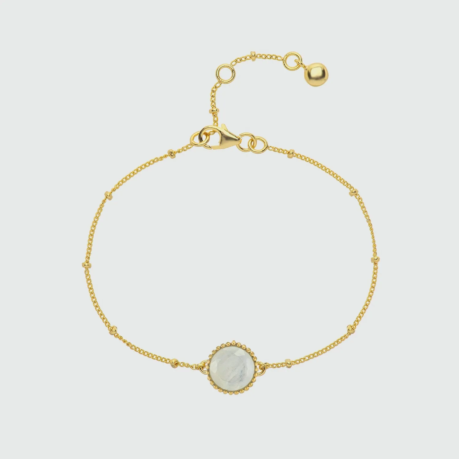 Barcelona June Moonstone Birthstone Bracelet