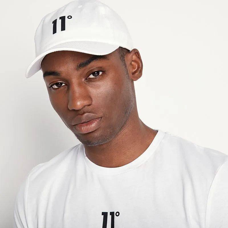 Baseball Logo Cap - White