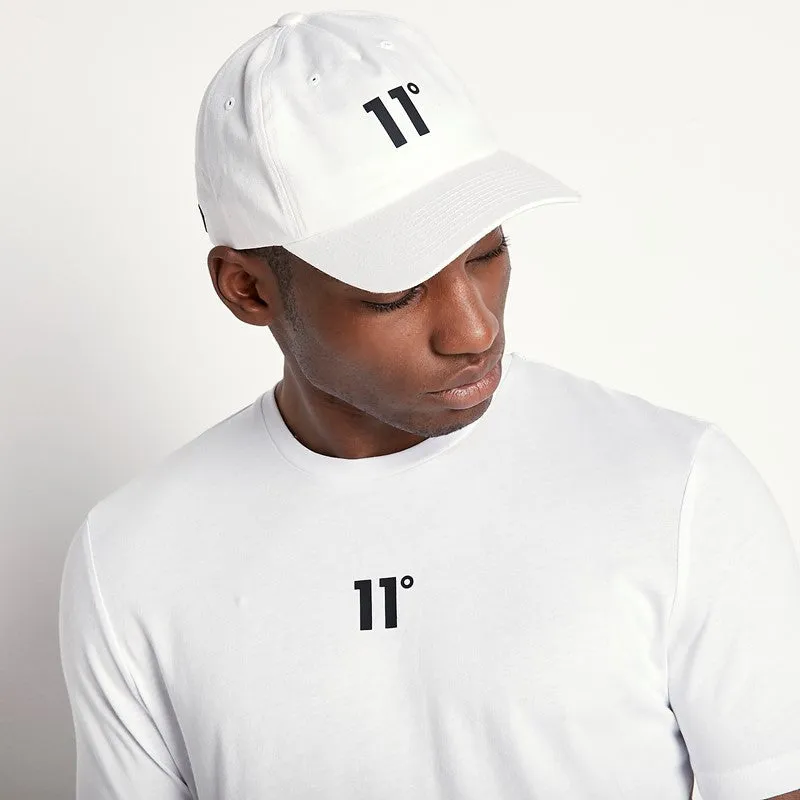 Baseball Logo Cap - White