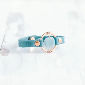 Be the Light Bracelet - Rose Gold - Aquamarine - Limited Edition