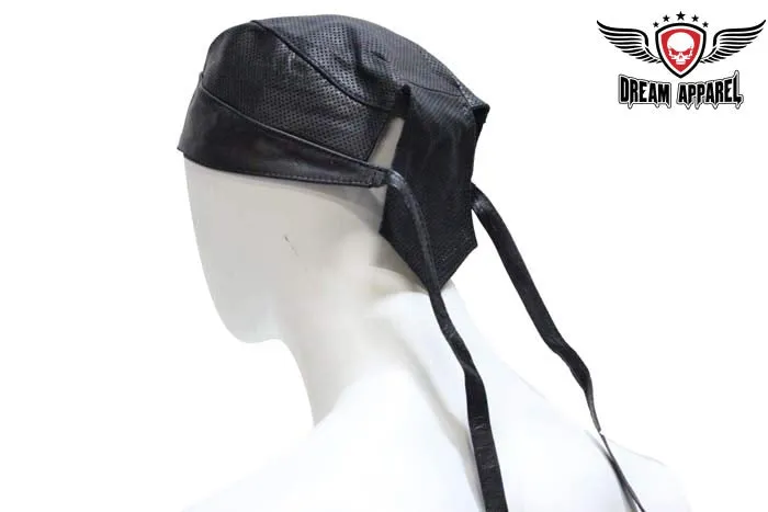 Biker Skull Cap with Perforation