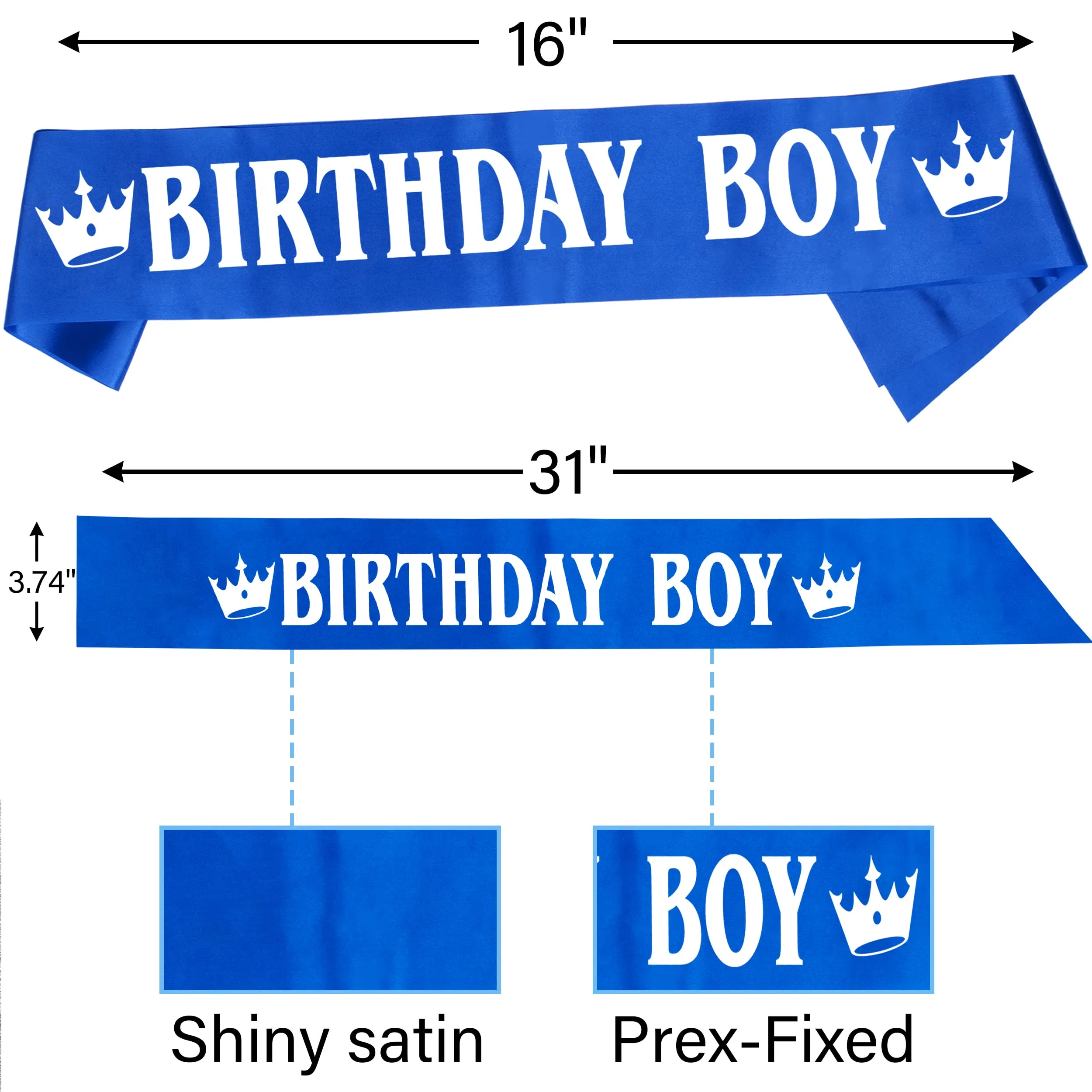 Birthday Boy, Birthday Decorations for Boys, Birthday Boy Sash, Birthday Boy Sash