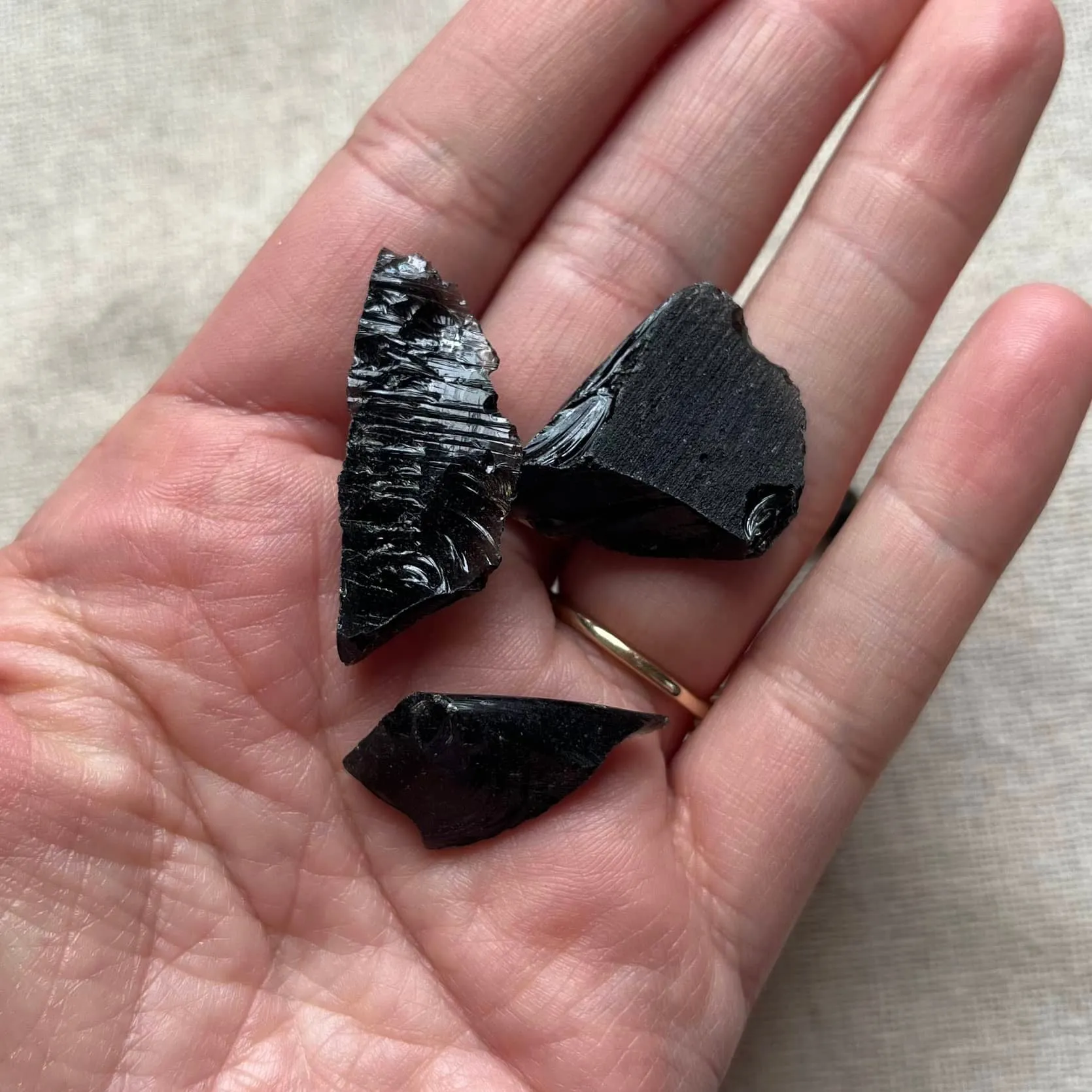 Black Obsidian Raw Crystal