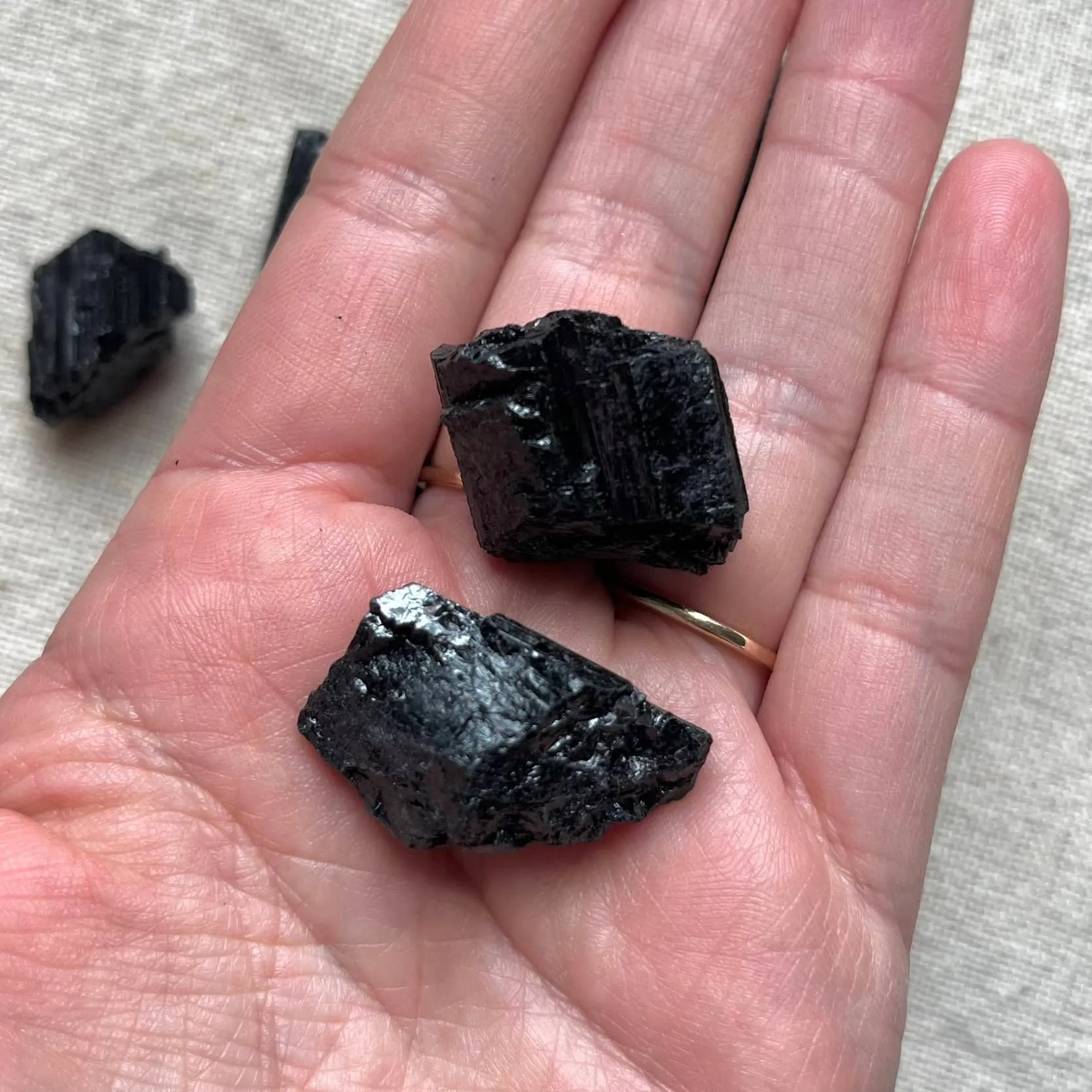 Black Tourmaline Raw Crystal