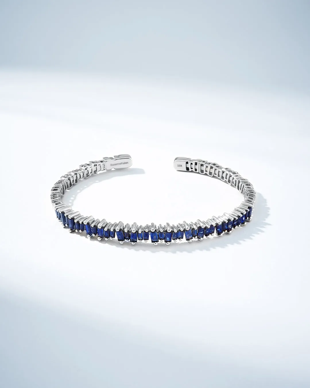 Bold Dark Blue Sapphire Bangle