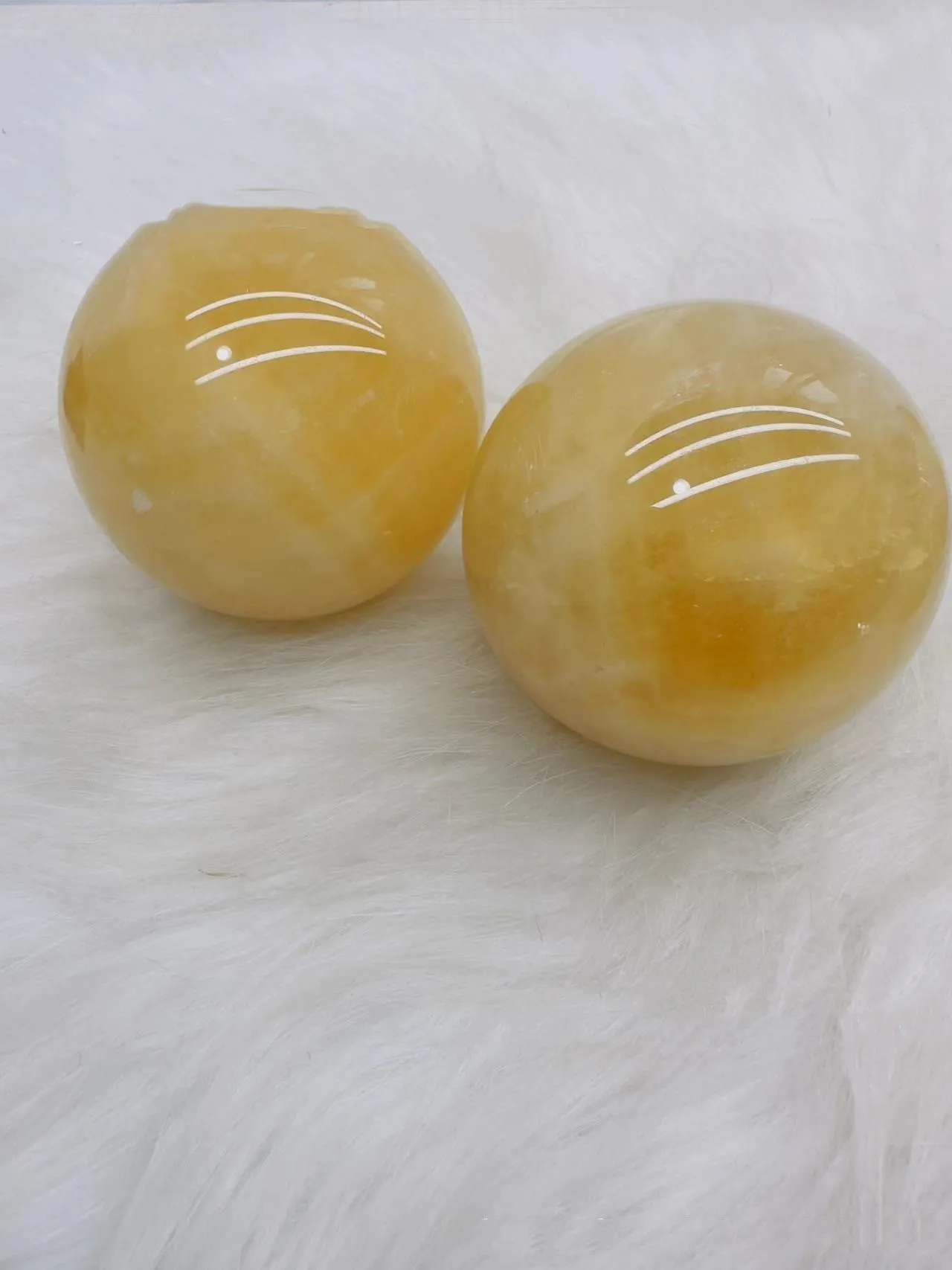 Brazilian Citrine Sphere's! Makes a great gift for any occasion!! :)