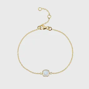 Brooklyn Moonstone & Gold Vermeil Bracelet