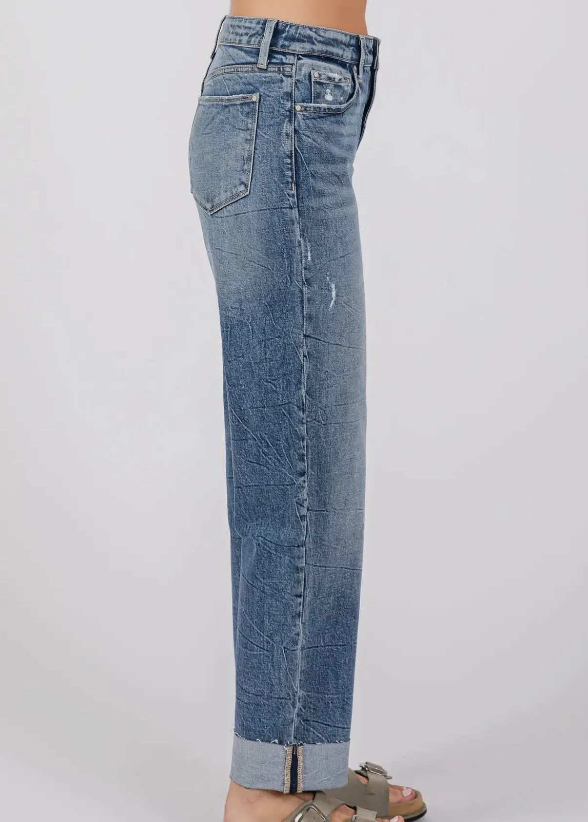 Cass High Rise Baggy Straight Jeans