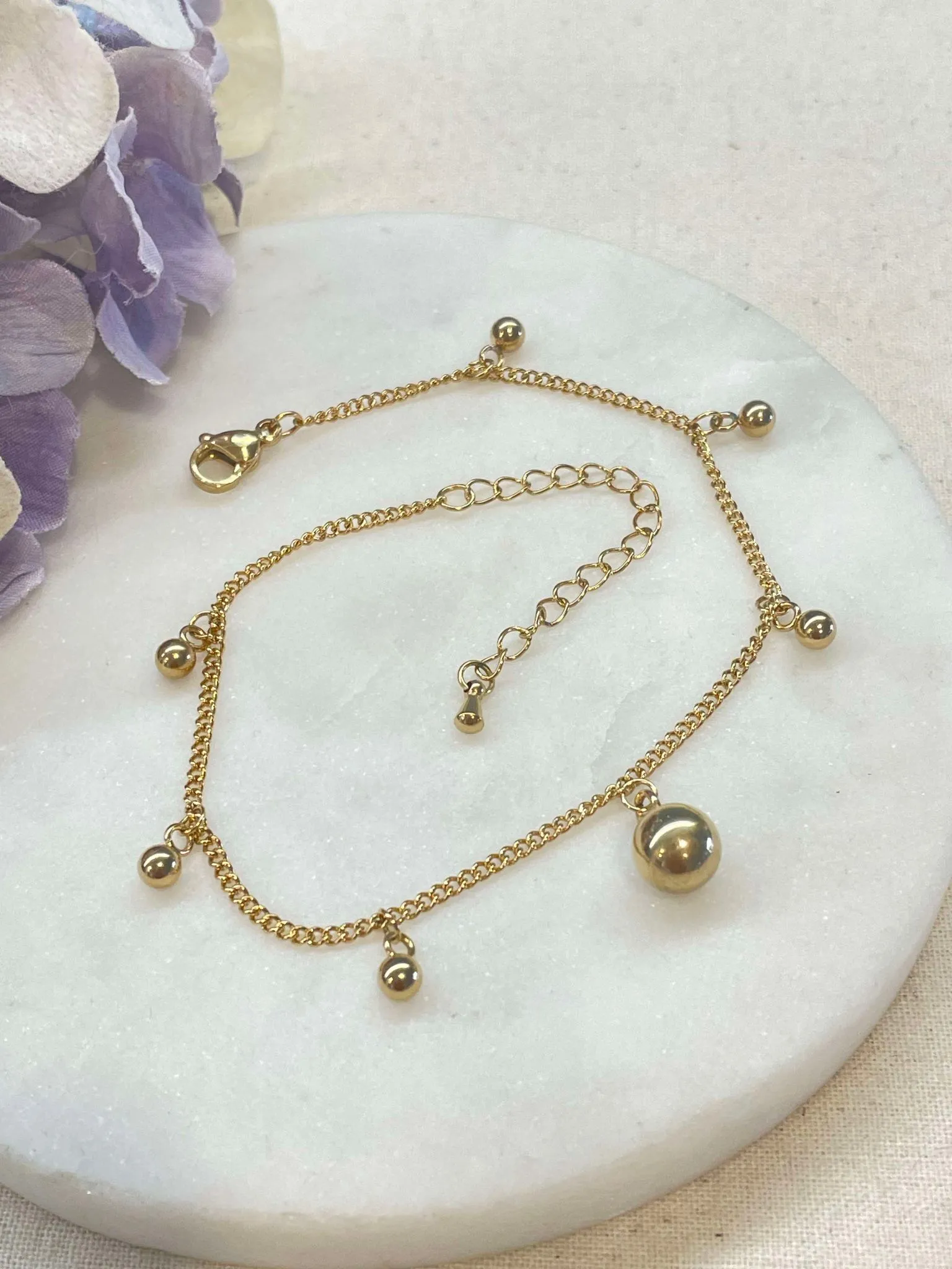 Charm your way anklet – Tarnish Proof Jewellery