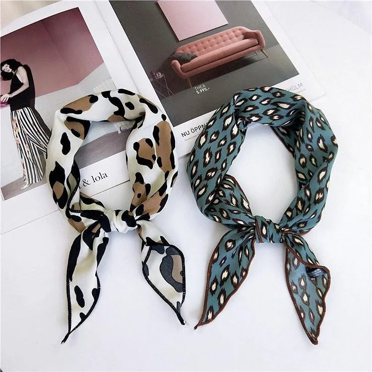 Chic Chiffon Triangle Scarf for Spring and Summer - Versatile Headband and Accessory