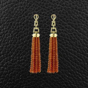 Citrine Tassel Earrings