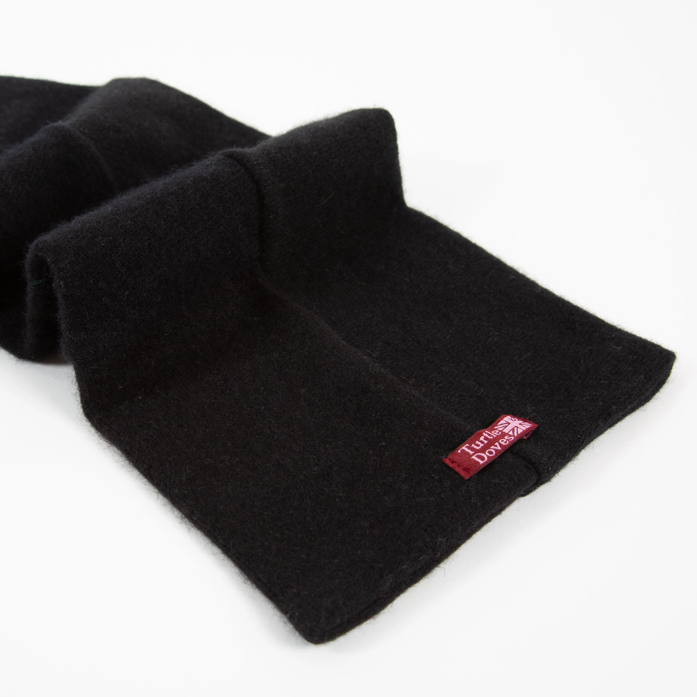 Classic Black Cashmere Scarf