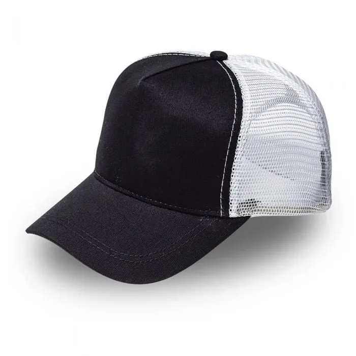 Classic Trucker Cap - Black/White