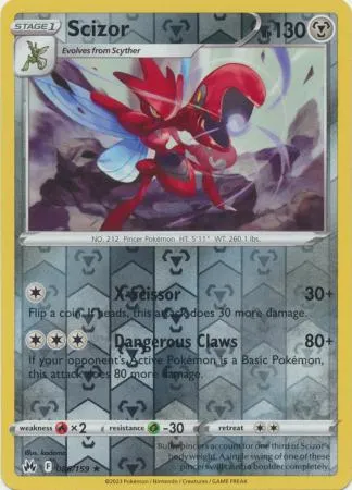 [Collector Troves] Pokemon Sword & Shield Crown Zenith Scizor Card