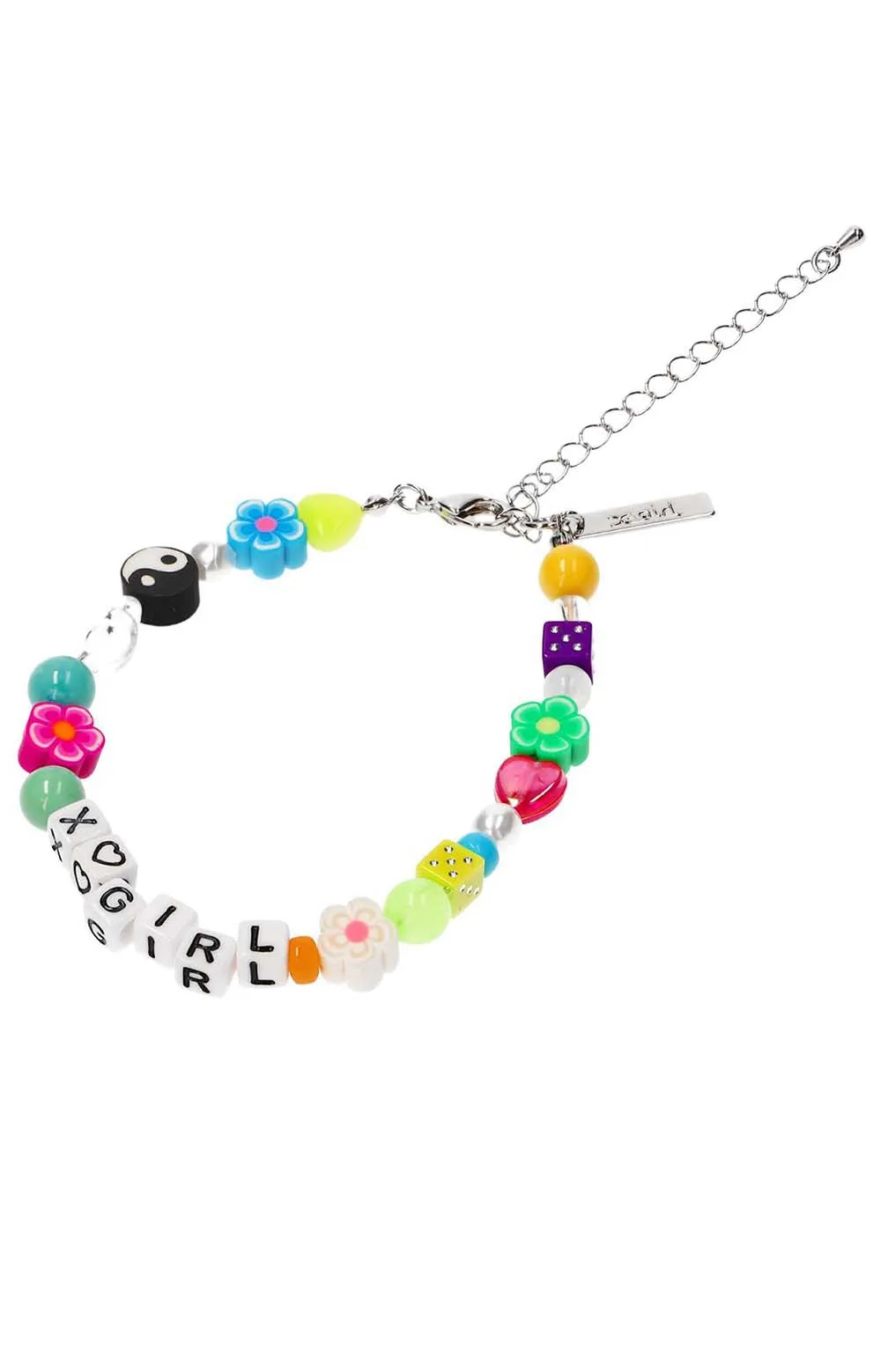 Colorful Beaded Anklet by X-Girl