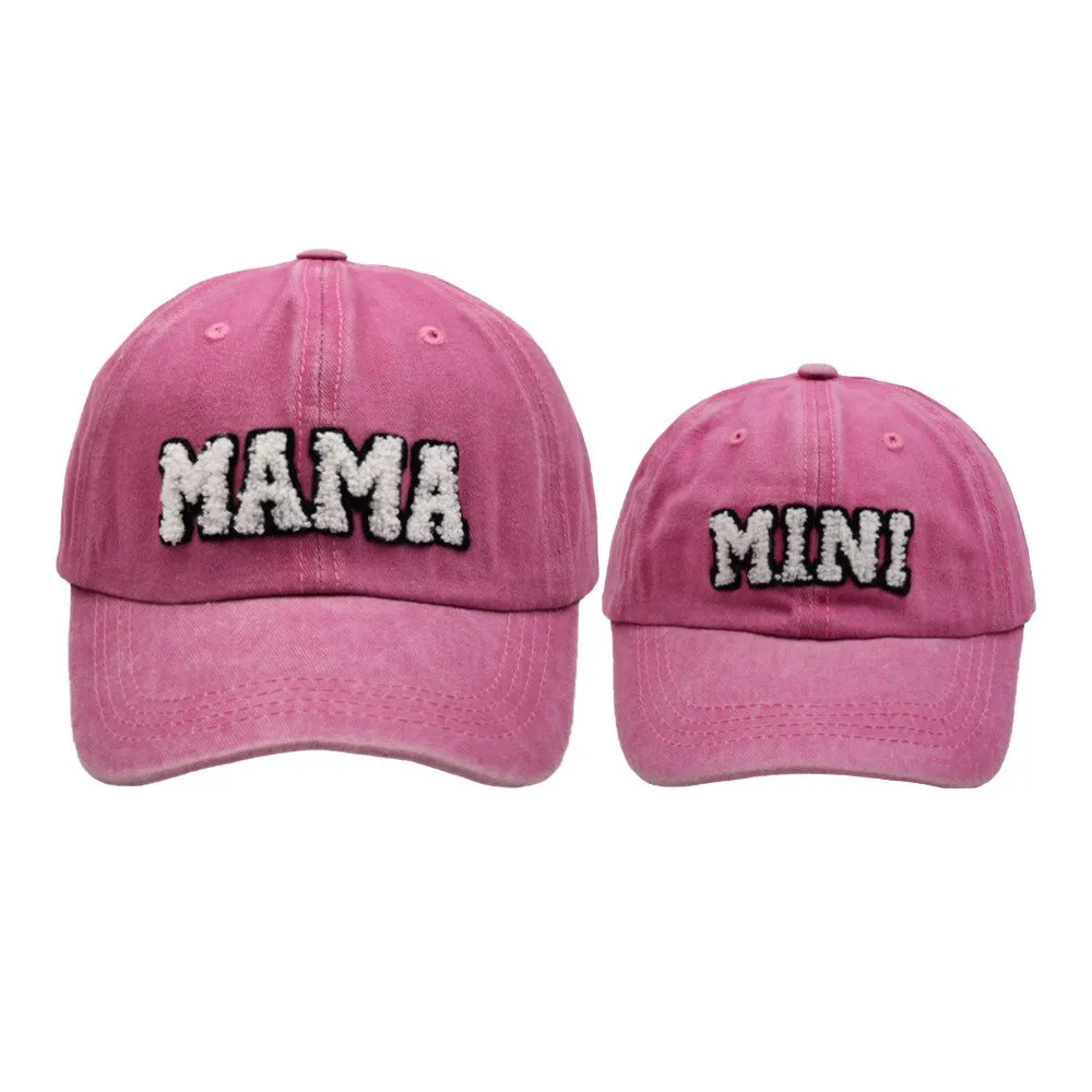 Cool Mama Mini Women Children Kids Cap Sets Spring Summer Outdoor Lady Female Boy Girls Baseball Cap For Women