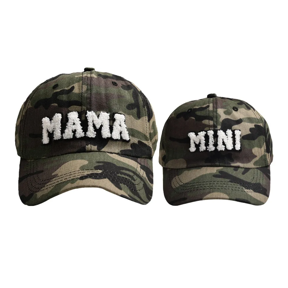 Cool Mama Mini Women Children Kids Cap Sets Spring Summer Outdoor Lady Female Boy Girls Baseball Cap For Women