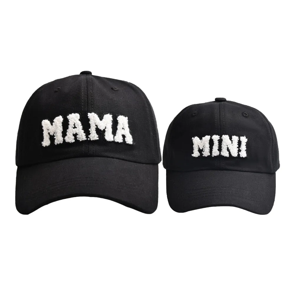 Cool Mama Mini Women Children Kids Cap Sets Spring Summer Outdoor Lady Female Boy Girls Baseball Cap For Women