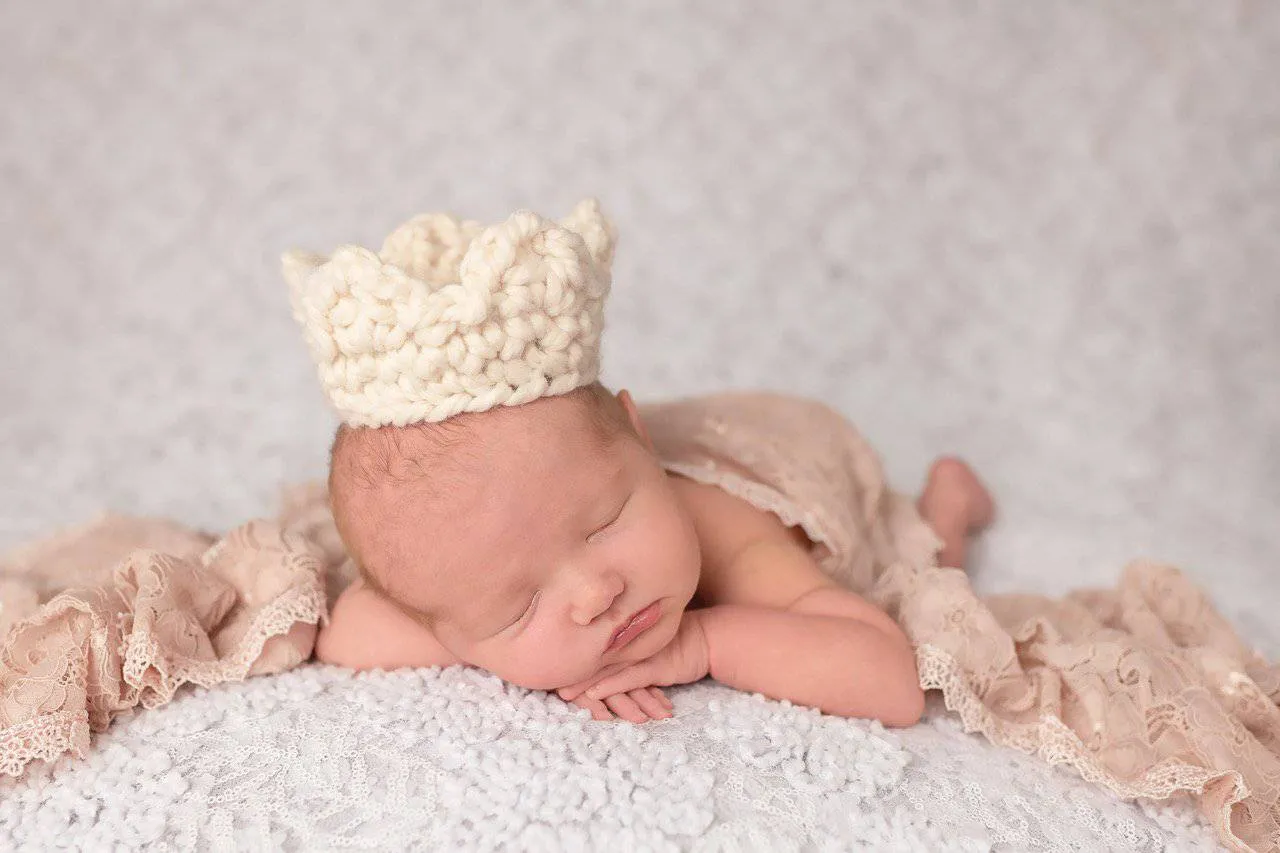 Crochet Newborn Baby Crown