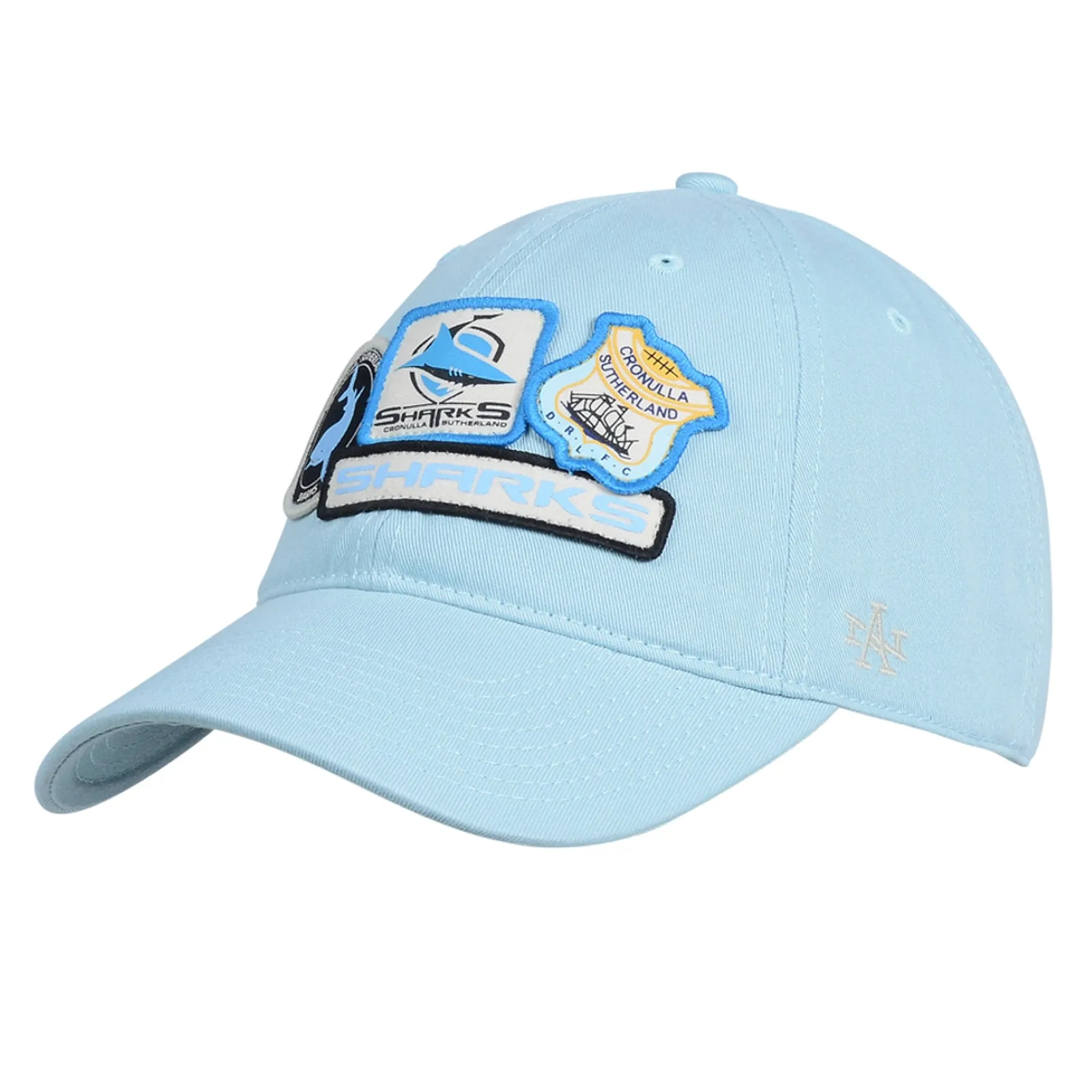 Cronulla Sutherland Retro Badge Ballpark Curved Cap Snapback NRL Rugby League by American Needle