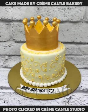 Crown Design Cake