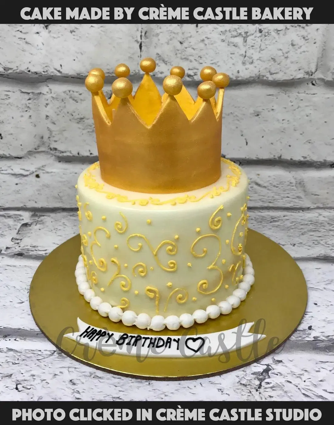 Crown Design Cake